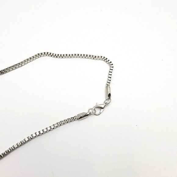 3/$20 Womens Necklace Drop Earrings Set Silver Plated Deer Pendant Purple Farm - Picture 9 of 10